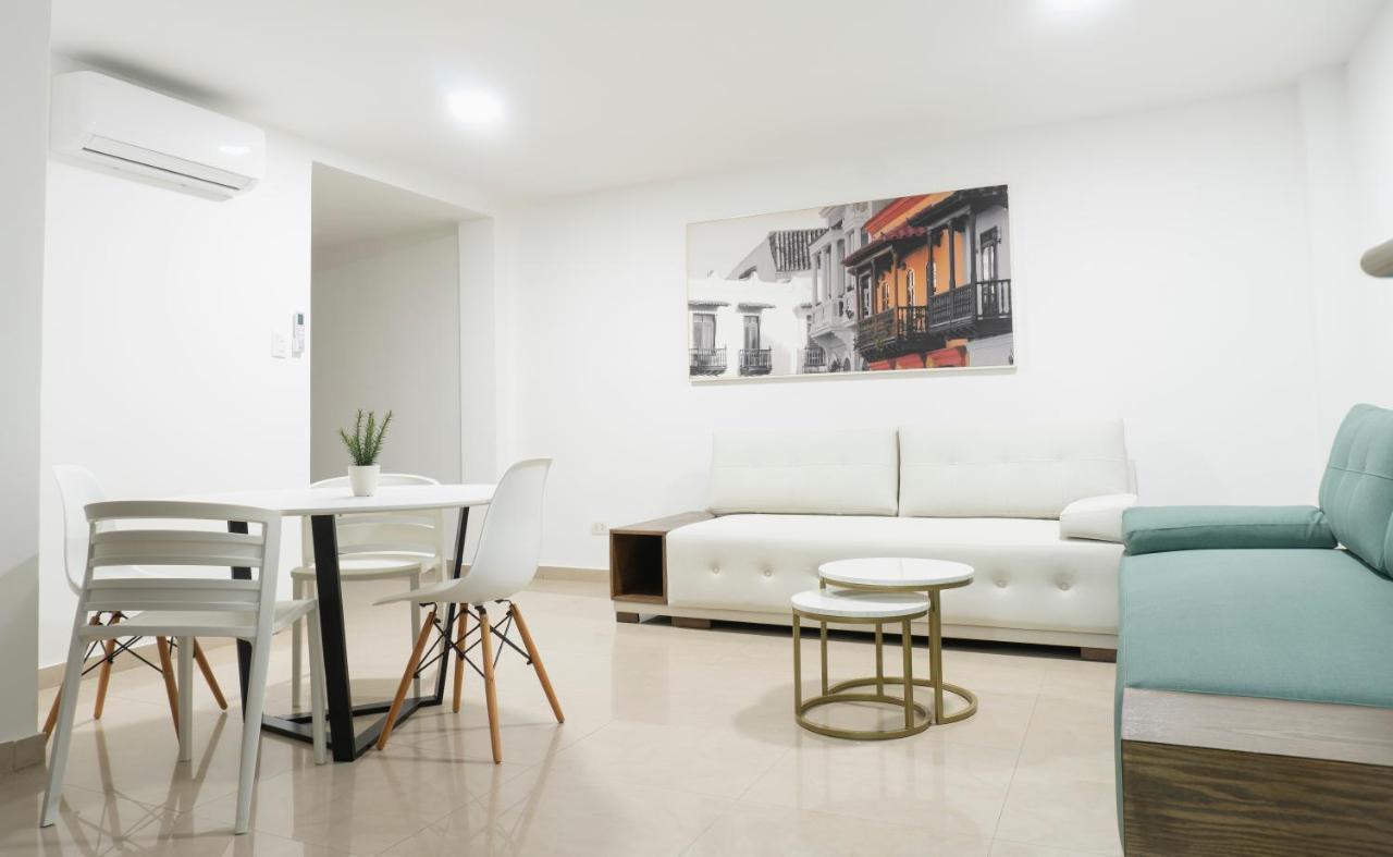 Apartamento En Bocagrande - Edificio Minarete Leilighet Cartagena Eksteriør bilde