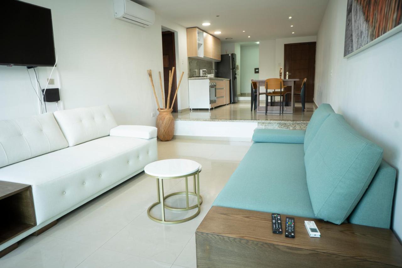 Apartamento En Bocagrande - Edificio Minarete Leilighet Cartagena Eksteriør bilde