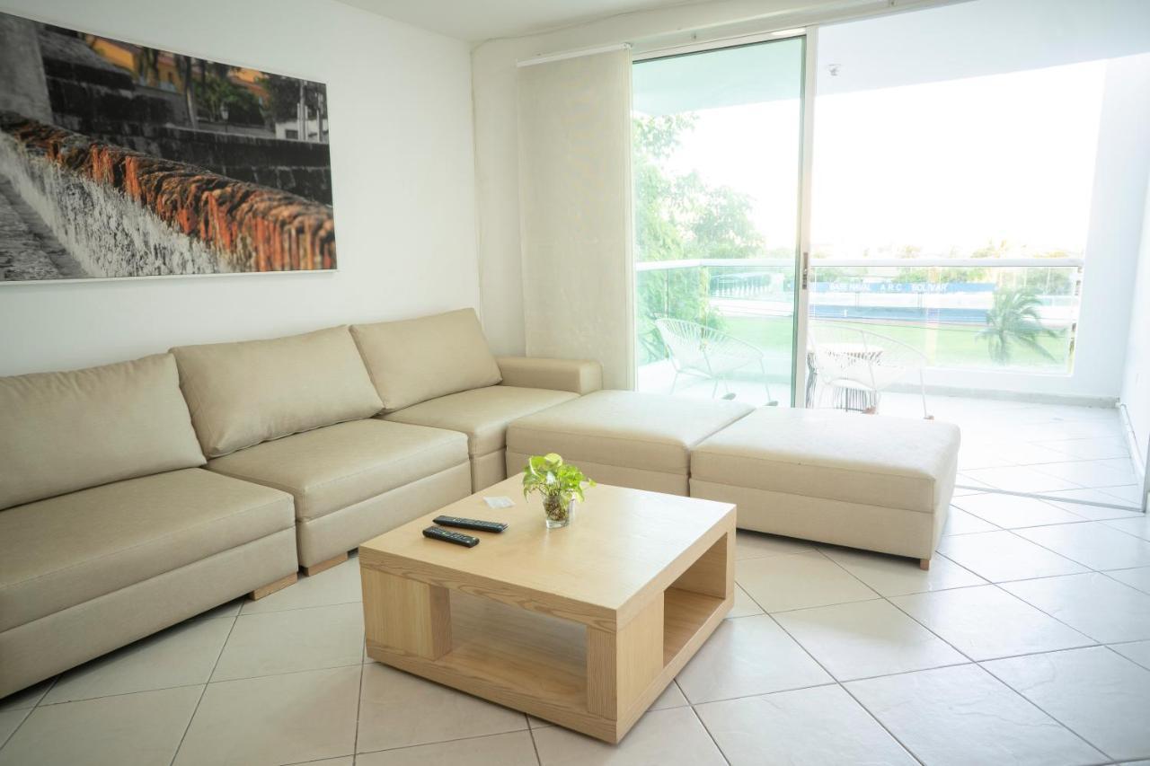 Apartamento En Bocagrande - Edificio Minarete Leilighet Cartagena Eksteriør bilde